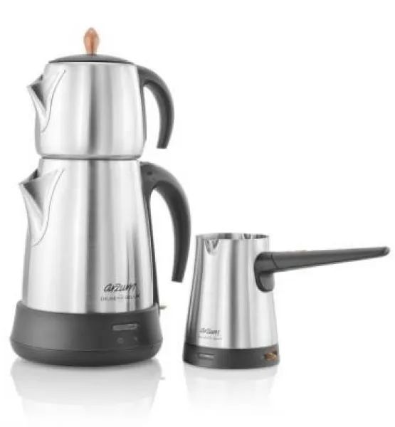 Arzum AR3007 Ehlikeyif Delux Gri Çay Makinesi