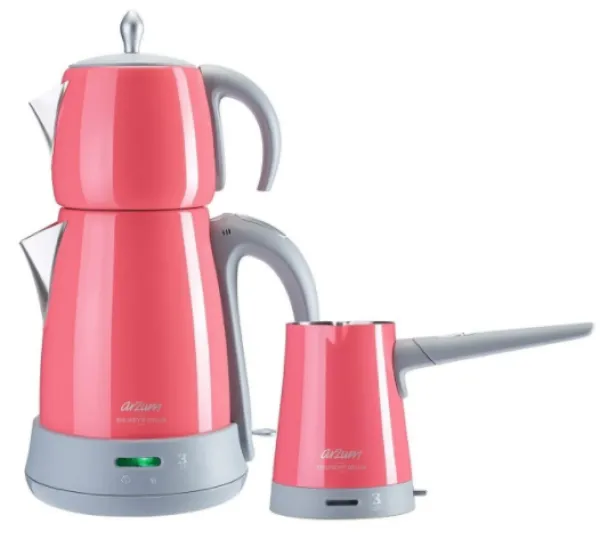 Arzum AR3029 Ehlikeyif Delux Pembe Çay Makinesi