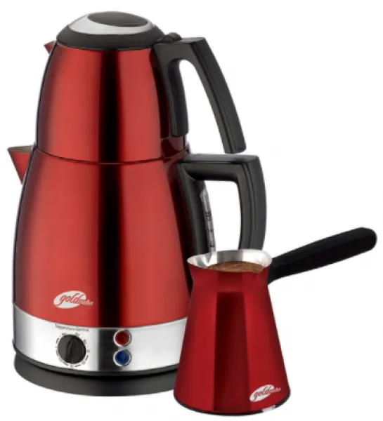 Goldmaster Keyfi Şahane GM-7322R Kırmızı Çay Makinesi