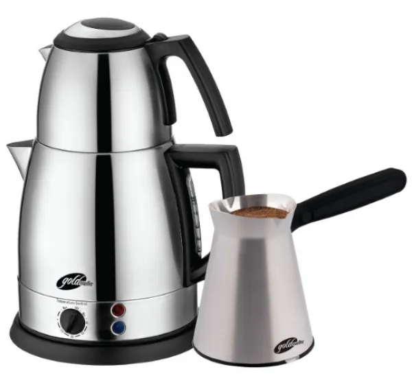 Goldmaster Keyfi Şahane GM-7322S Inox Çay Makinesi