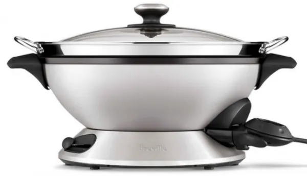 Breville Hot Wok & Steam (BEW820BSS) çok Amaçlı Pişirici