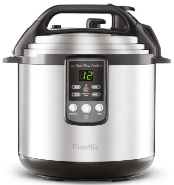 Breville The Fast Slow Cooker (BPR650BSS) çok Amaçlı Pişirici