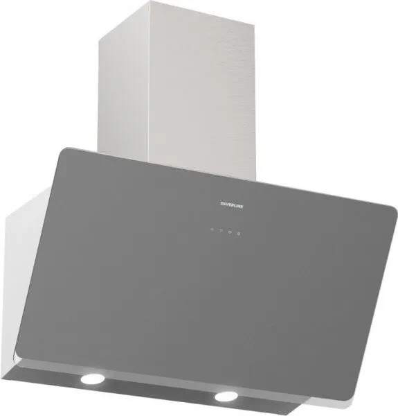 Silverline 3457 Soho Gri 60 cm Gri Davlumbaz