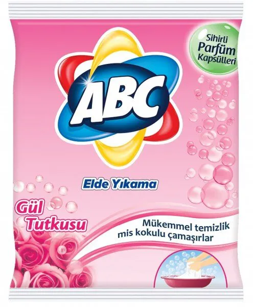ABC Elde Yıkama Gül Tutkusu Toz Çamaşır Deterjanı 600 gr Deterjan