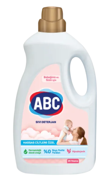 ABC Hassas Ciltler Özel Sıvı Çamaşır Deterjanı 1.5 lt Deterjan