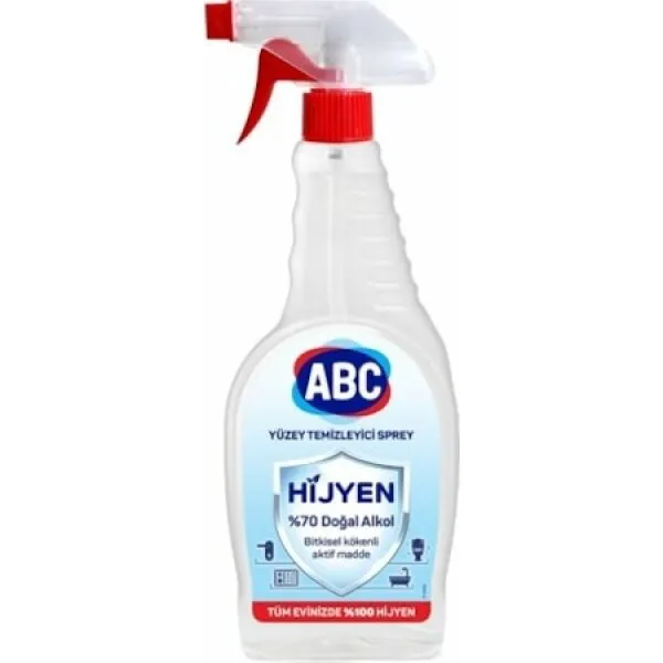 ABC Hijyen Yüzey Temizleyici Sprey 750 ml Deterjan