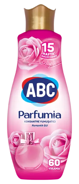 ABC Parfumia Konsantre Romantik Gül Yumuşatıcı 60 Yıkama Deterjan
