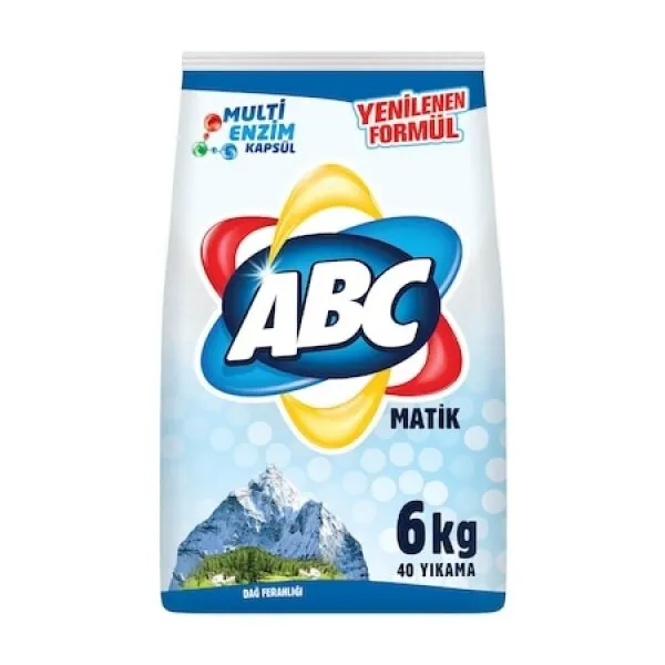 ABC Matik Dağ Ferahlığı Toz Çamaşır Deterjanı 6 kg Deterjan
