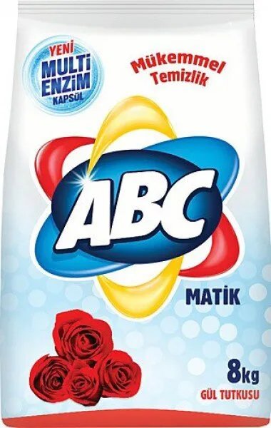 ABC Matik Gül Tutkusu Toz Çamaşır Deterjanı 8 kg Deterjan