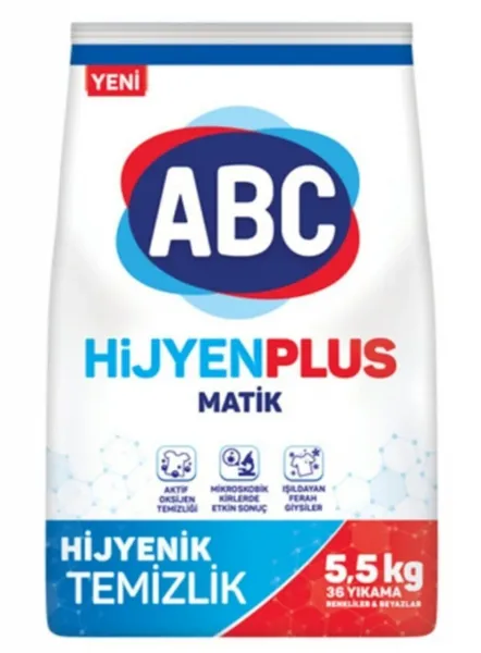 ABC Matik Hijyen Plus Toz Çamaşır Deterjanı 5.5 kg Deterjan