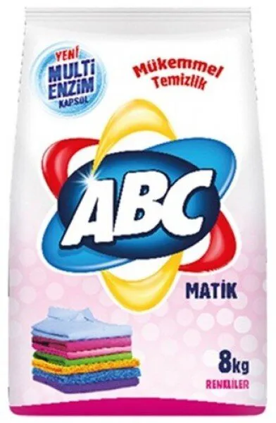 ABC Matik Renkliler Toz Çamaşır Deterjanı 8 kg Deterjan