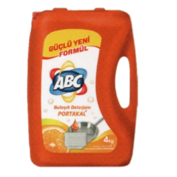 ABC Portakal Sıvı Bulaşık Deterjanı 4 kg Deterjan