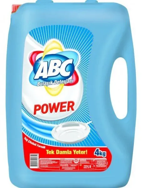 ABC Power Sıvı Bulaşık Deterjanı 4 kg Deterjan