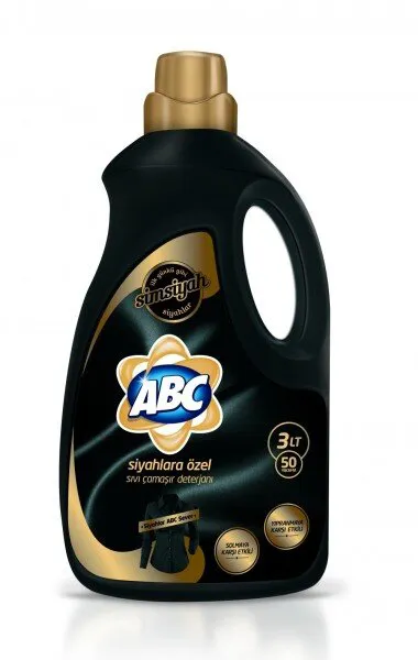 ABC Siyahlar Sıvı Çamaşır Deterjanı 50 Yıkama Deterjan