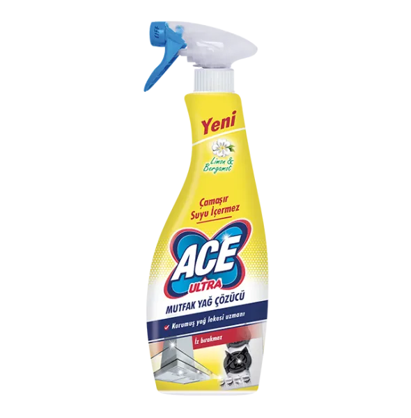 Ace Ultra Mutfak Yağ Çözücü 700 ml Deterjan