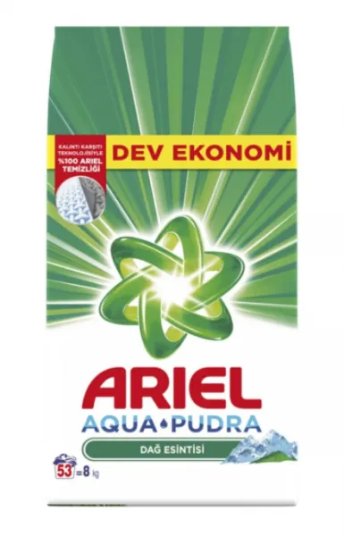 Ariel Aquapudra Dağ Esintisi Toz Çamaşır Deterjanı 8 kg Deterjan