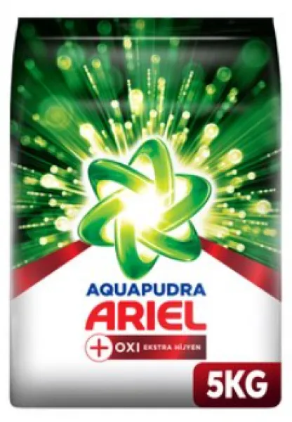 Ariel Aquapudra Oxi Ekstra Hijyen Toz Çamaşır Deterjanı 5 kg Deterjan