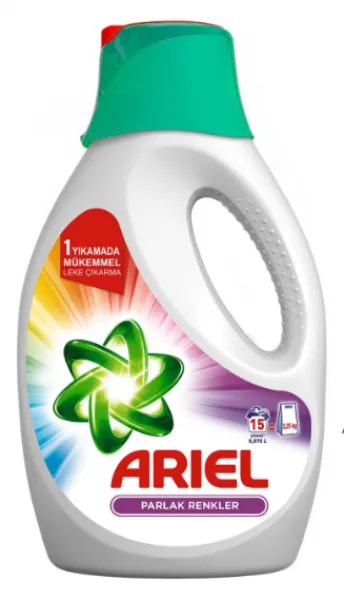 Ariel Parlak Renkler Sıvı Çamaşır Deterjanı 15 Yıkama Deterjan