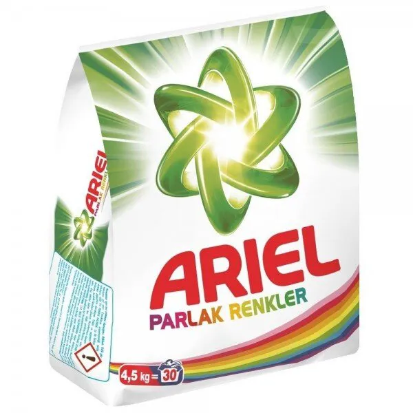 Ariel Parlak Renkler Toz Çamaşır Deterjanı 4.5 kg Deterjan