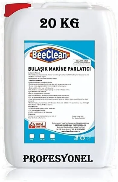 BeeClean Sıvı Bulaşık Makine Parlatıcı 20 kg Deterjan