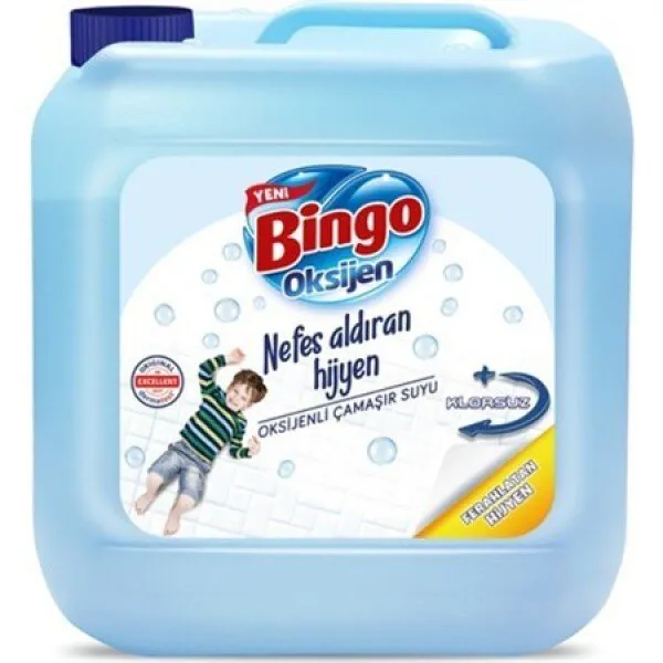 Bingo Ferahlatan Hijyen Oksijenli Çamaşır Suyu 3.5 lt Deterjan