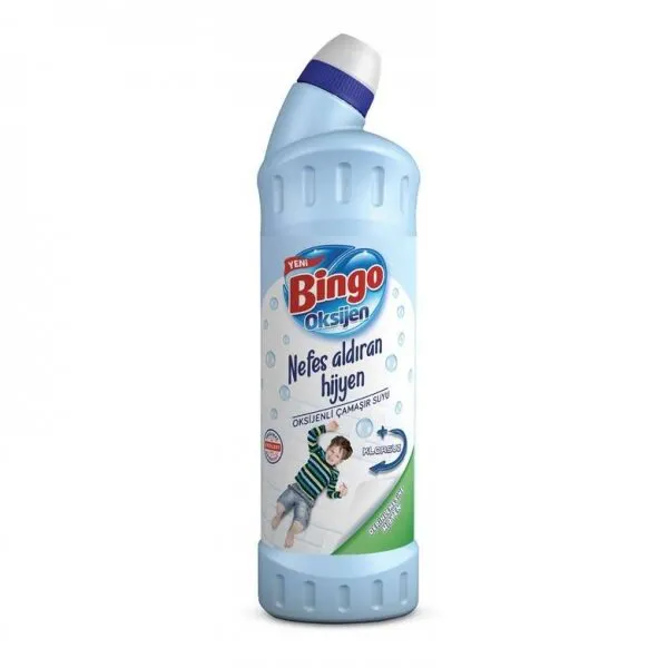 Bingo Nefes Aldıran Hijyen Oksijenli Çamaşır Suyu 750 ml Deterjan