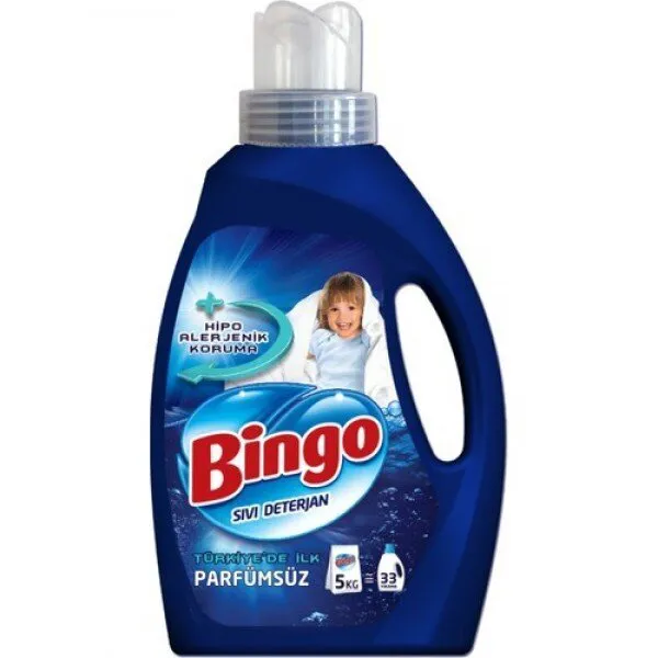 Bingo Parfümsüz Sıvı Deterjan 33 Yıkama Deterjan