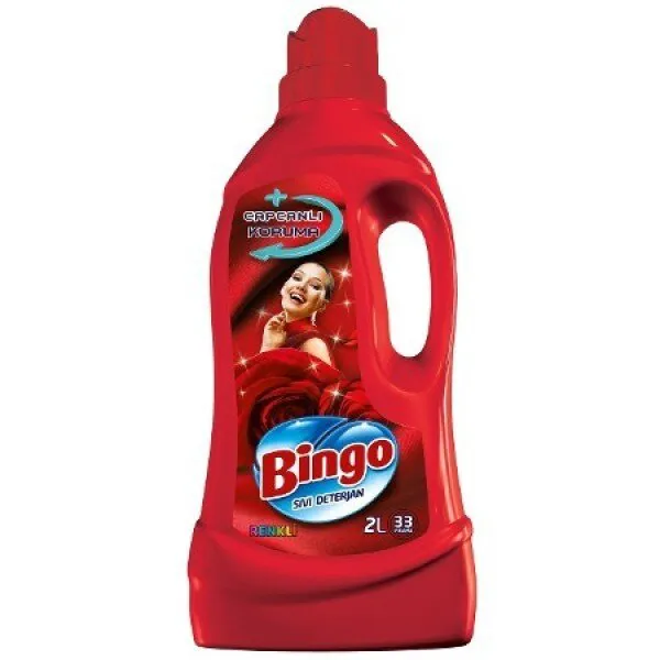 Bingo Renkli Sıvı Deterjan 33 Yıkama Deterjan