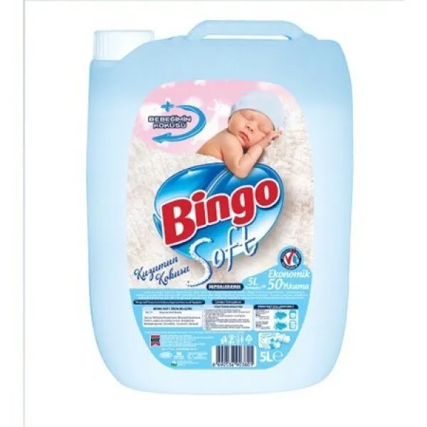 Bingo Soft Kuzumun Kokusu Yumuşatıcı 50 Yıkama Deterjan