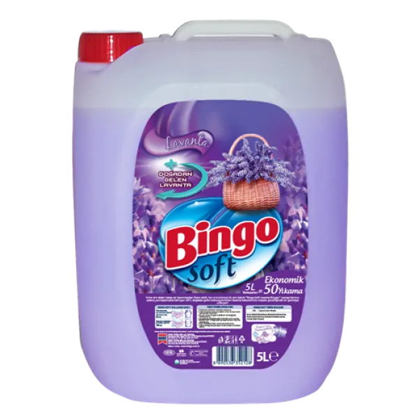 Bingo Soft Lavanta Rüzgarı Yumuşatıcı 50 Yıkama Deterjan