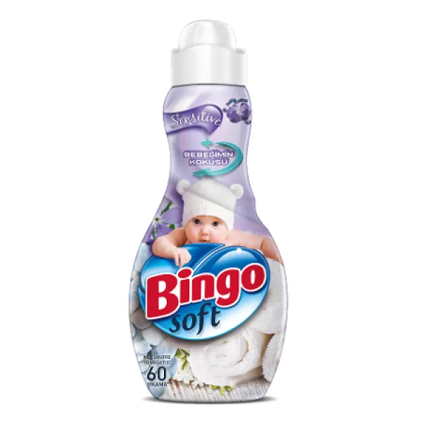 Bingo Soft Sensitive Yumuşatıcı 60 Yıkama Deterjan
