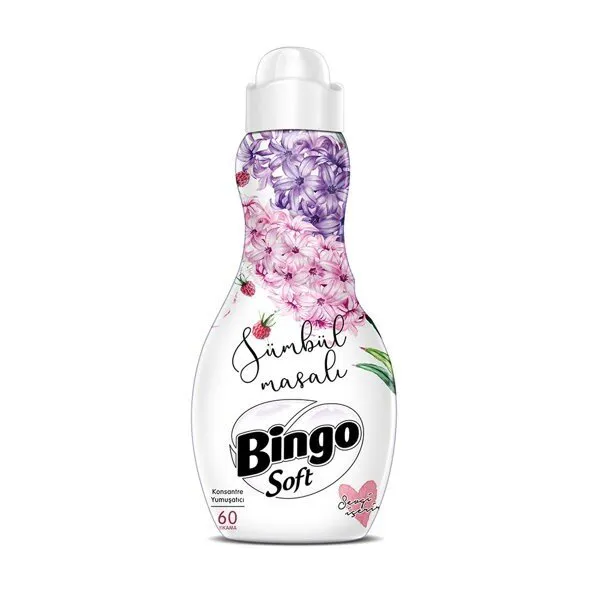 Bingo Soft Sümbül Masalı Yumuşatıcı 60 Yıkama Deterjan