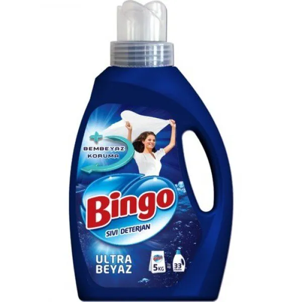 Bingo Ultra Beyaz Sıvı Deterjan 33 Yıkama Deterjan