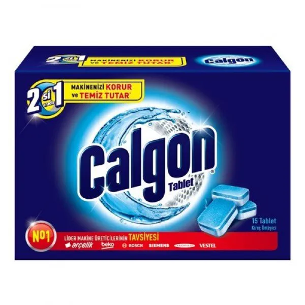 Calgon Tablet Kireç Önleyici Tablet 15 Adet Deterjan