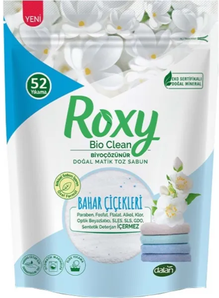 Dalan Roxy Bio Clean Bahar Çiçekleri Toz Deterjan 1.6 kg Deterjan