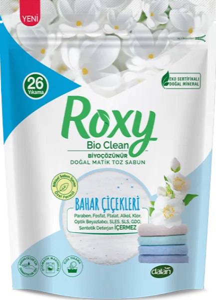 Dalan Roxy Bio Clean Bahar Çiçekleri Toz Deterjan 800 gr Deterjan