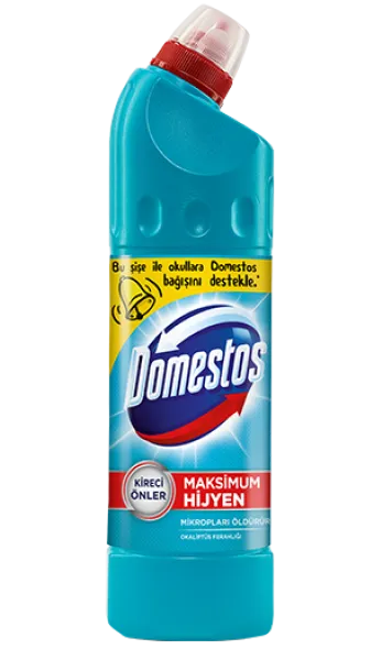 Domestos Maksimum Hijyen Okaliptus Ferahlığı Çamaşır Suyu 810 gr Deterjan