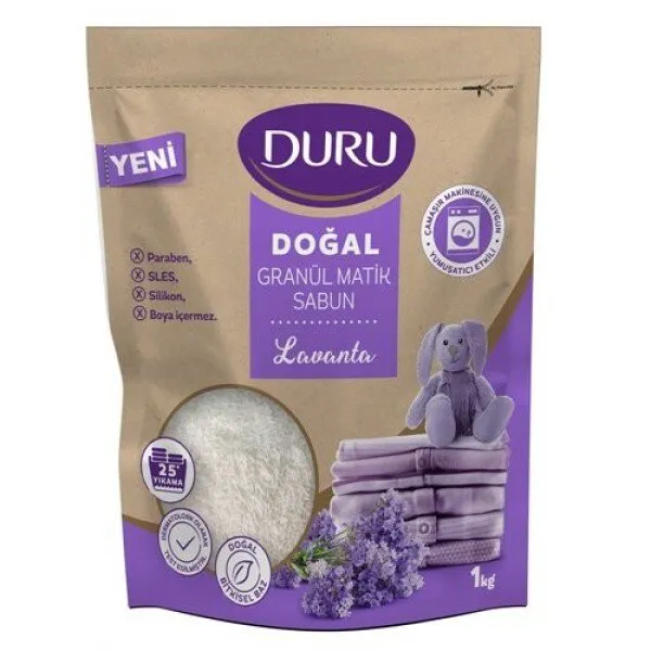 Duru Granül Matik Sabun Lavanta 1 kg Deterjan