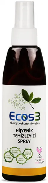 Ecos3 Ekolojik Vegan Hijyenik Temizleyici Sprey 125 ml Deterjan