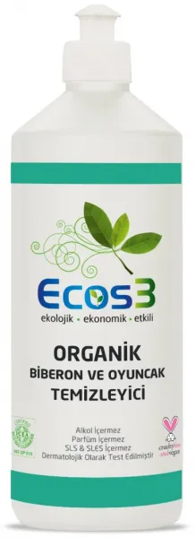 Ecos3 Organik Biberon ve Oyuncak Temizleyici 500 ml Deterjan