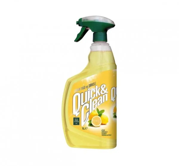 Eyüp Sabri Tuncer Quick & Clean Yüzey Temizleyici Limon Yağı & Sirkeli 1 lt Deterjan
