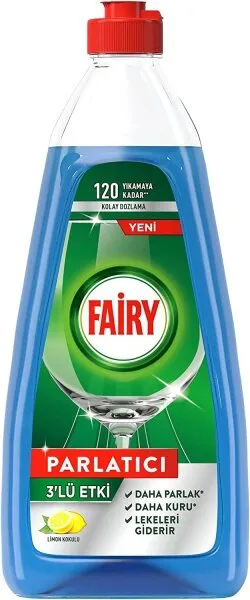 Fairy 3'lü Etki Bulaşık Makinesi Parlatıcı 360 ml Deterjan