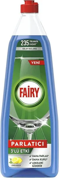 Fairy 3'lü Etki Bulaşık Makinesi Parlatıcı 710 ml Deterjan