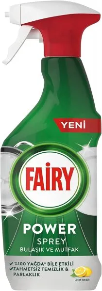 Fairy 3'lü Etki Power Sprey 500 ml Deterjan