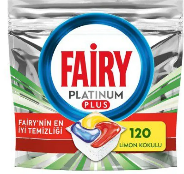 Fairy Platinum Plus Tablet Bulaşık Deterjanı 120 Adet Deterjan