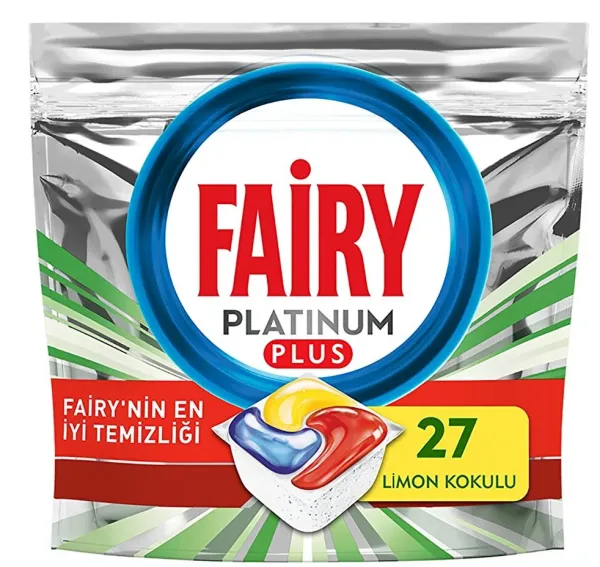 Fairy Platinum Plus Tablet Bulaşık Deterjanı 27 Adet Deterjan