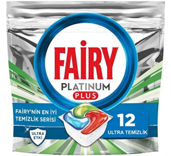 Fairy Platinum Plus Ulta Tablet Bulaşık Deterjanı 12 Adet Deterjan