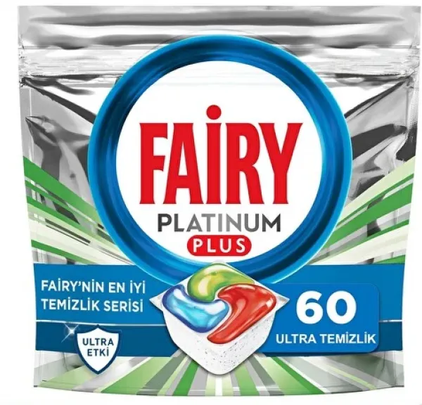 Fairy Platinum Plus Ulta Tablet Bulaşık Deterjanı 60 Adet Deterjan