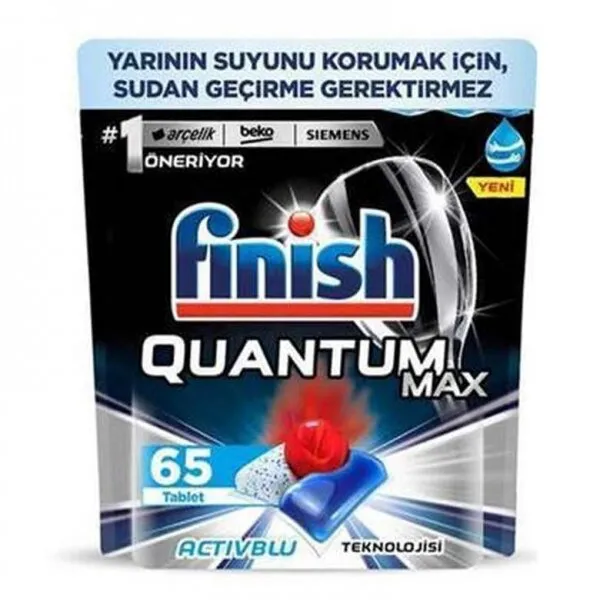 Finish Quantum Max Tablet Bulaşık Makinesi Deterjanı 65 Adet Deterjan