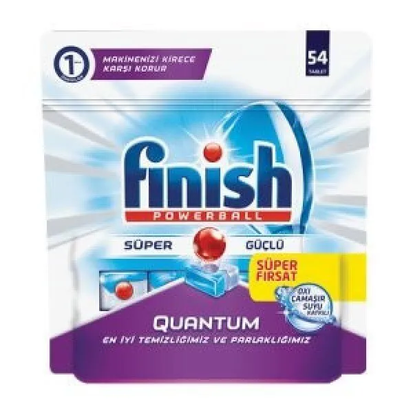 Finish Quantum Oxi Tablet Bulaşık Makinesi Deterjanı 54 Adet Deterjan